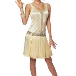 20's Debutante Adult Costume (Champagne)