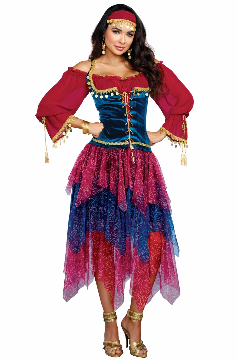 Gypsy Adult Costume 3 Gypsy Adult Costume