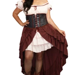 Saloon Gal Plus Size Costume