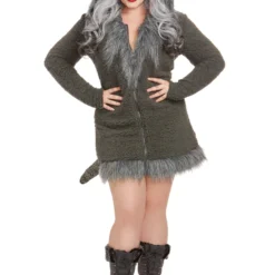 Cozy Wolf Plus Size Costume