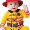 Fearless Firefighter Infant Costume -Purecostumes Store N16065 full 1