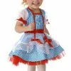 Dorothy Glitter Infant Costume -Purecostumes Store PR4479 full 1