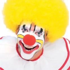 Yellow Clown Adult Wig