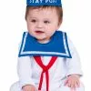 Stay Puft Marshmallow Man Infant Costume -Purecostumes Store R510167 full 1