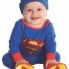 DC Super Friends Superman Onesie Infant Costume -Purecostumes Store R881200 full 1