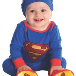 DC Super Friends Superman Onesie Infant Costume