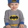 DC Super Friends Batman Onesie Infant Costume -Purecostumes Store R881203 full 1