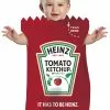 Red Heinz Ketchup Packet Bunting Infant Costume -Purecostumes Store RA4870 full 1