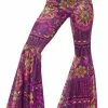 Psychedelic Flared Trousers Adult Costume -Purecostumes Store SM45166 full 1