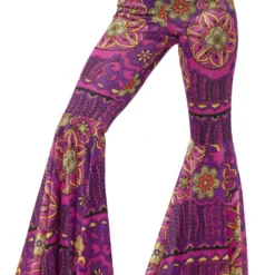 Psychedelic Flared Trousers Adult Costume