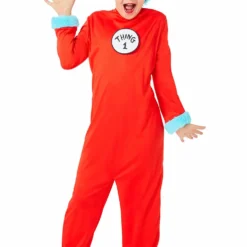 Thing 1 & 2 Jumpsuit Child Costume
