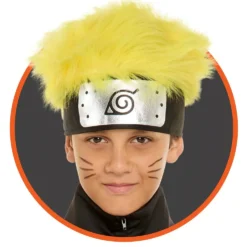 Naruto Child Headband With Hair