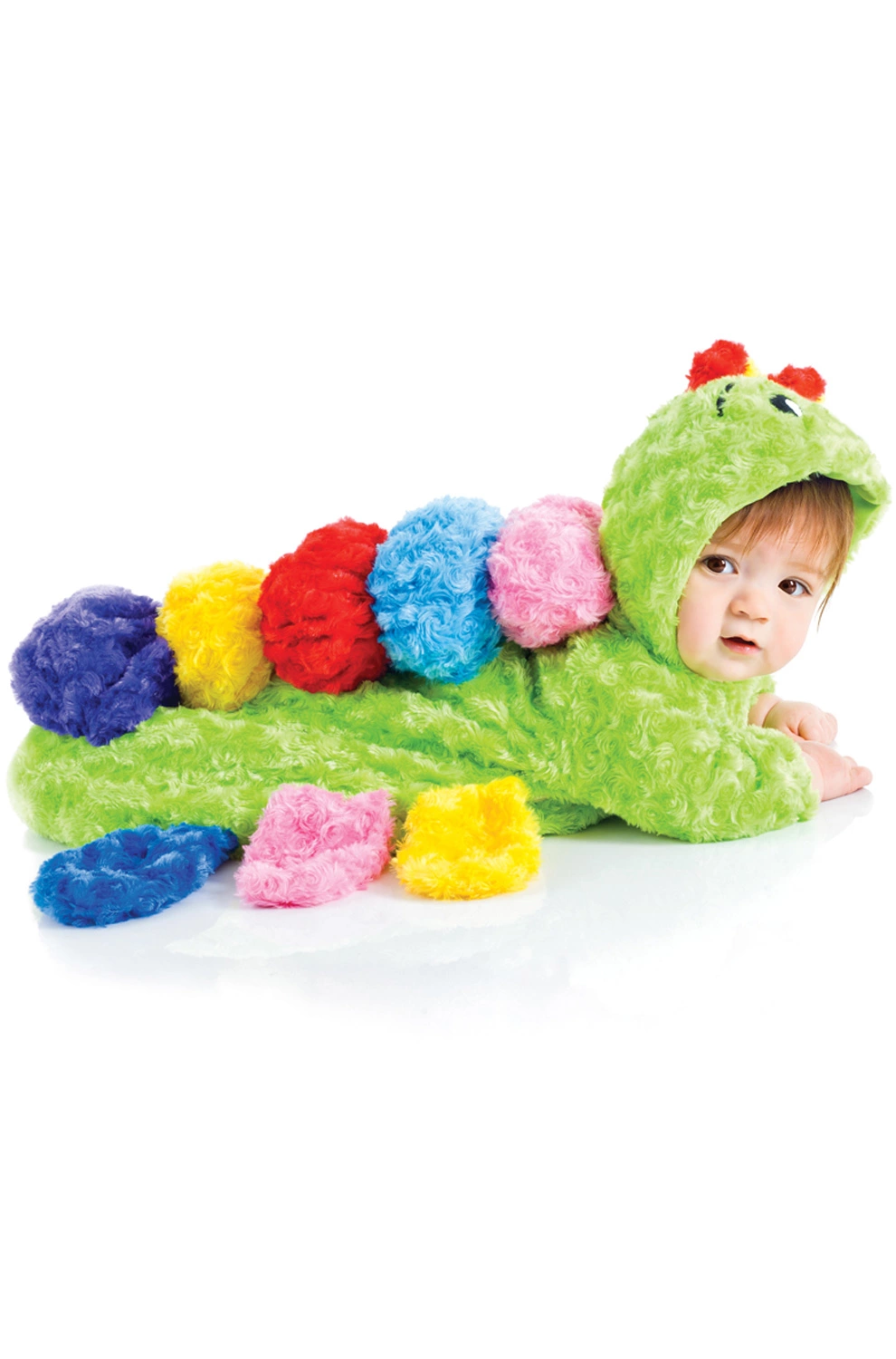 Colorful Caterpillar Bunting Infant Costume 2 Colorful Caterpillar Bunting Infant Costume