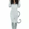 Wolf Jumpsuit Adult Costume 2 Wolf Jumpsuit Adult Costume -Purecostumes Store U28209 full 1