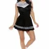 Cheer Adult Costume (Black) -Purecostumes Store U29845 full 1