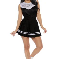 Cheer Adult Costume (Black)